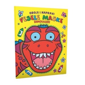 Bojanka-VESELE MASKE-Dinosauri
