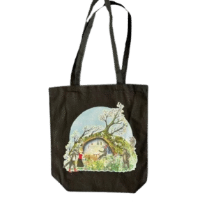 PLATNENA TORBA JEŽ (CRNA)