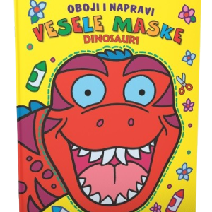 Bojanka-VESELE MASKE-Dinosauri