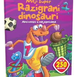 RAZIGRANI DINOSAURI - aktivnosti s naljepn.
