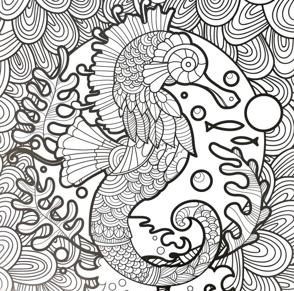 Bojanka mandala - Ljepote podmorja - Slika 3
