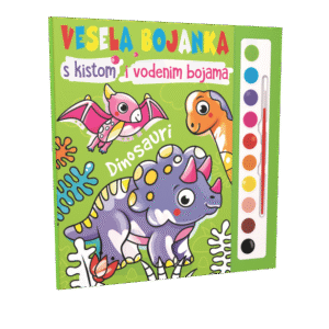 Vesela bojanka - ŽIVOTINJE s kistom i vodenim bojama