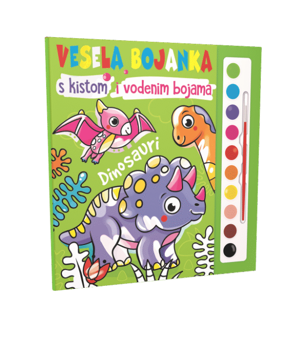 Vesela bojanka - ŽIVOTINJE s kistom i vodenim bojama